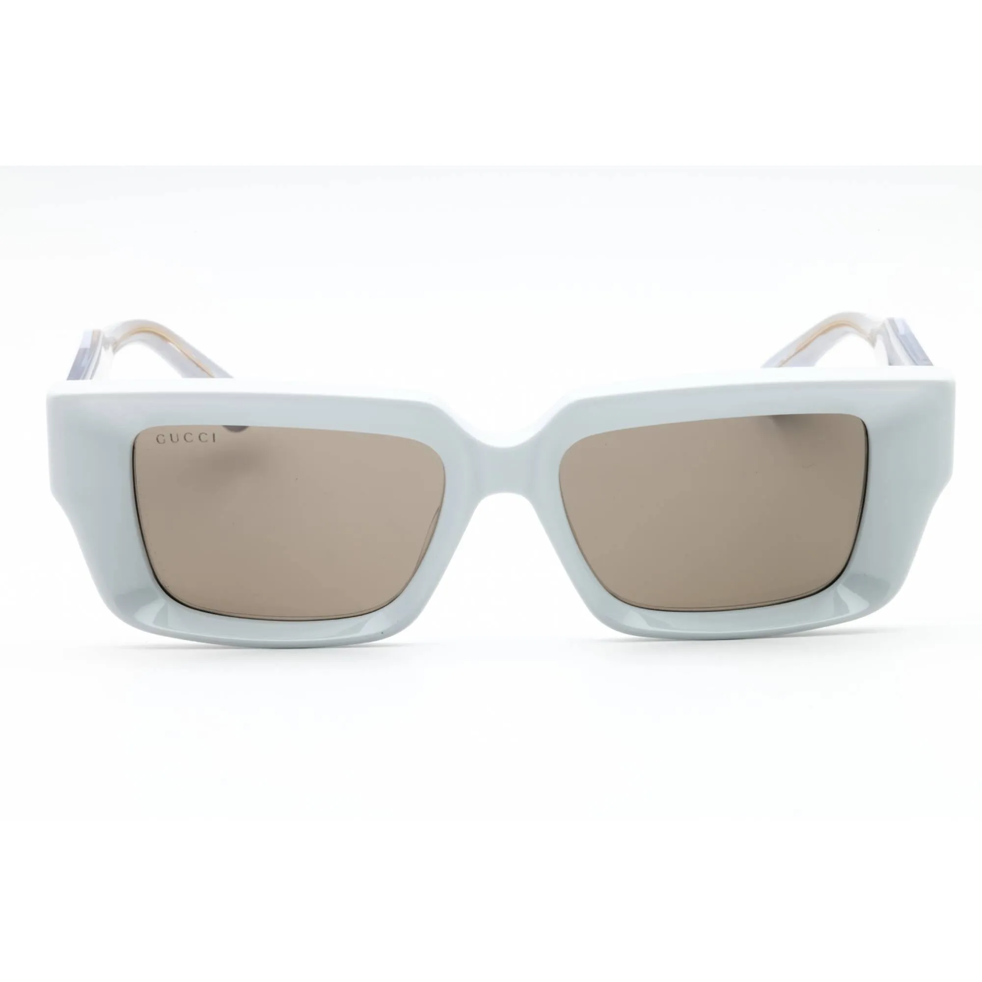 Gucci Unisex Sunglasses - Grey Acetate Rectangular Shape Full Rim Frame | GG1529S 004