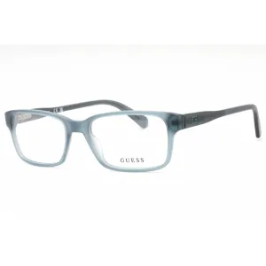 Guess Men's Eyeglasses - Grey Plastic Rectangular Shape Full Rim Frame | GU1906 020