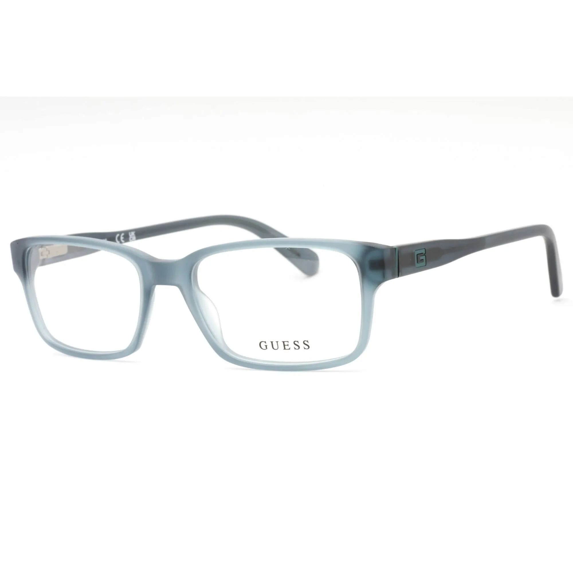 Guess Men's Eyeglasses - Grey Plastic Rectangular Shape Full Rim Frame | GU1906 020