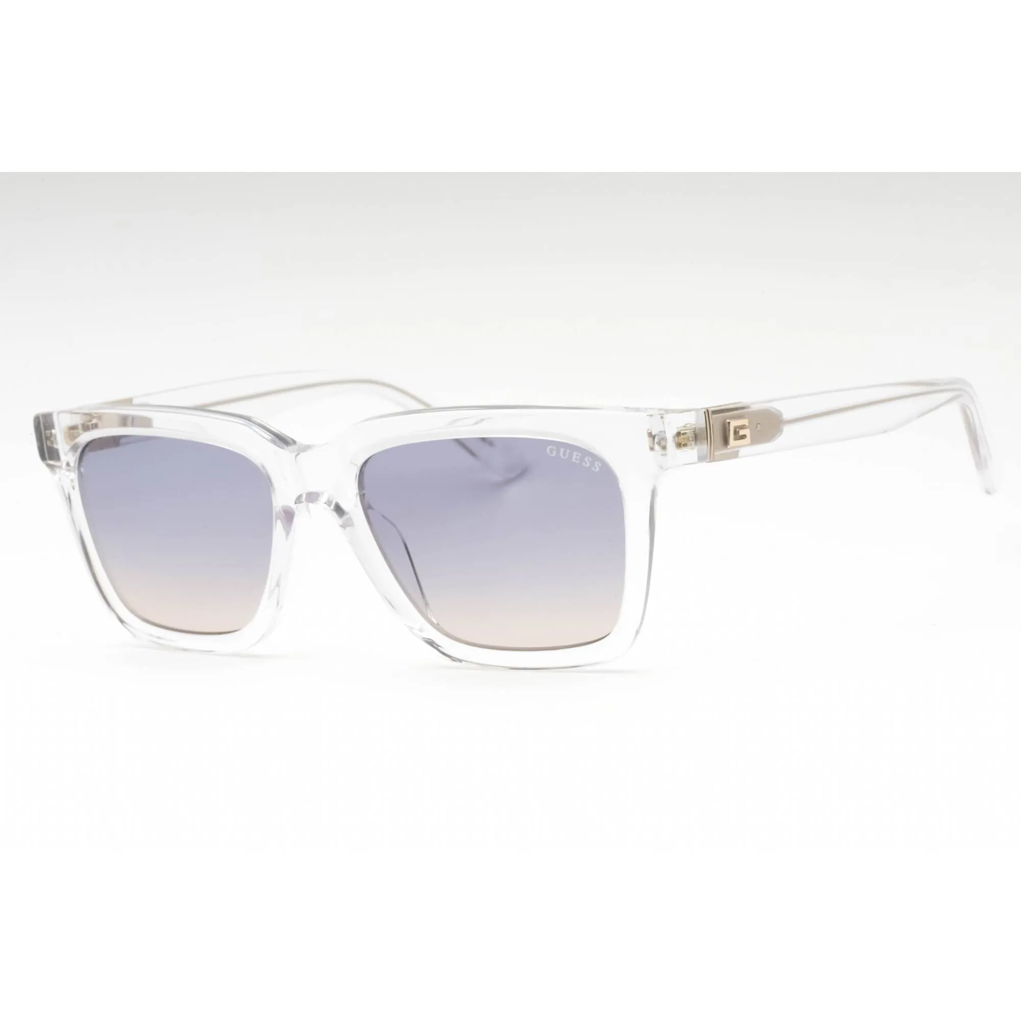 Guess Unisex Sunglasses - Crystal/Other Plastic Square Full Rim Frame | GU00064 27W
