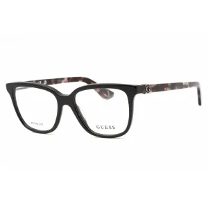 Guess Women's Eyeglasses - Black/Other Plastic Square Full Rim Frame | GU2937-N 005
