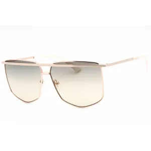 Guess Women's Sunglasses - Gradient Smoke Lens Gold Aviator Metal Frame | GU7851 32B