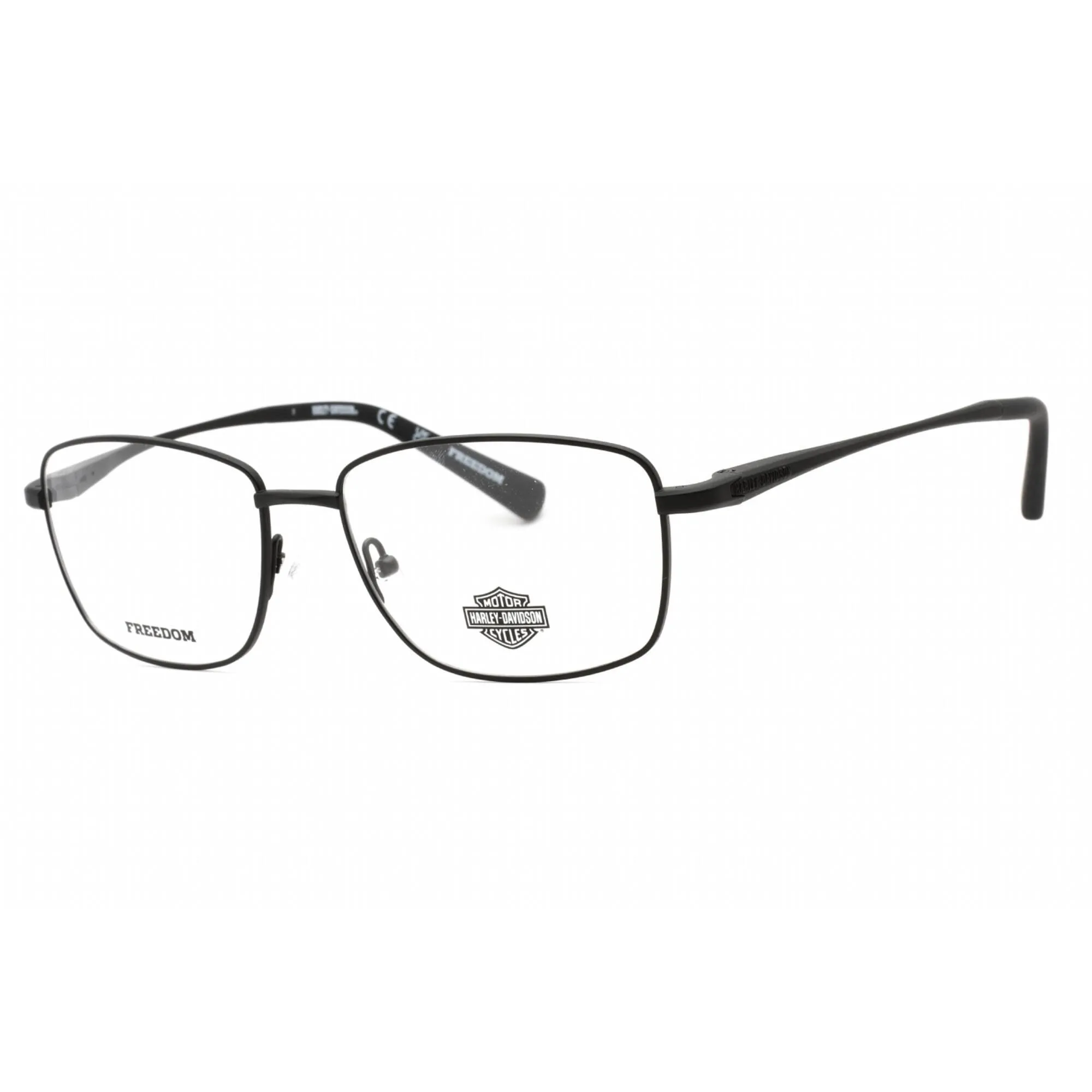 Harley Davidson Men's Eyeglasses - Clear Demo Lens Matte Black Frame | HD9023 002