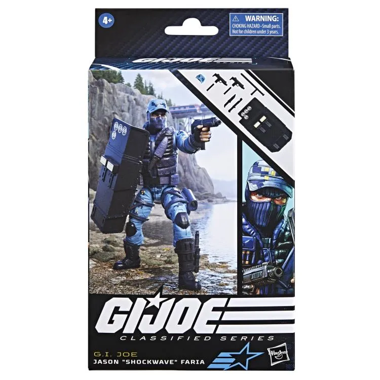 Hasbro G.I. Joe Classified Series #105 Jason Shockwave Faria Action Figure