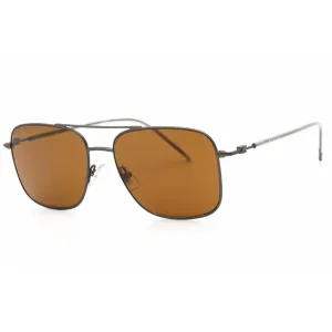 Hugo Boss Men's Sunglasses - Brown Lens Matte Dark Ruthenium | BOSS 1310/S 0R80 70
