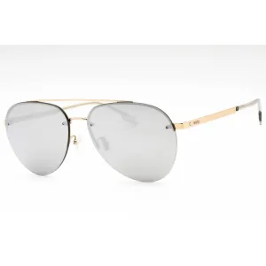 Hugo Boss Men's Sunglasses - Gold Metal Aviator Rimless Frame | BOSS 1537/F/SK 0J5G T4