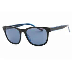 HUGO Men's Sunglasses - Black Blue Square Plastic Full Rim Frame | HG 1243/S 0D51 KU