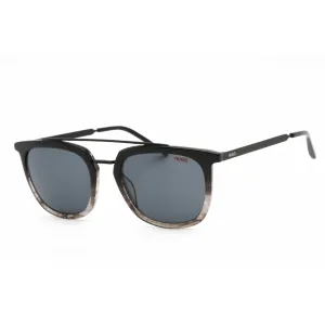 Hugo Men's Sunglasses - Grey Horn Pilot Metal/Plastic Full Rim | HG 1031/S 02W8 IR