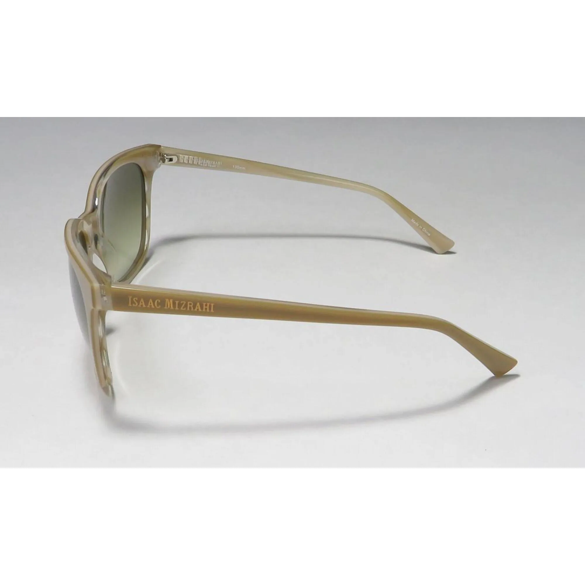Isaac Mizrahi Unisex Sunglasses - Khaki Frame Green Lens | ISAAC MIZRAHI 30207 KH