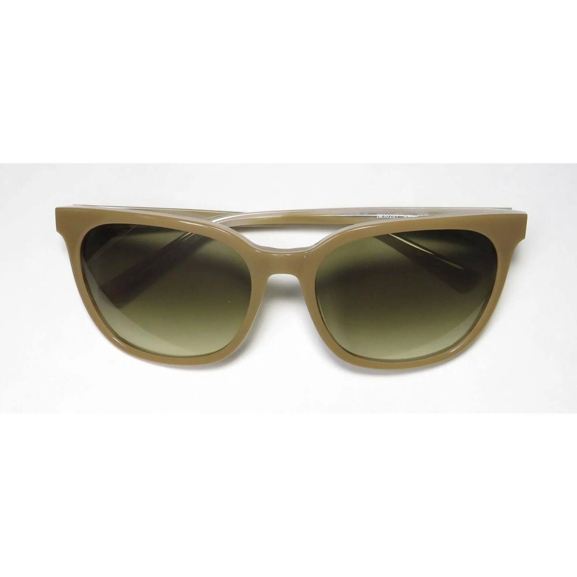 Isaac Mizrahi Unisex Sunglasses - Khaki Frame Green Lens | ISAAC MIZRAHI 30207 KH