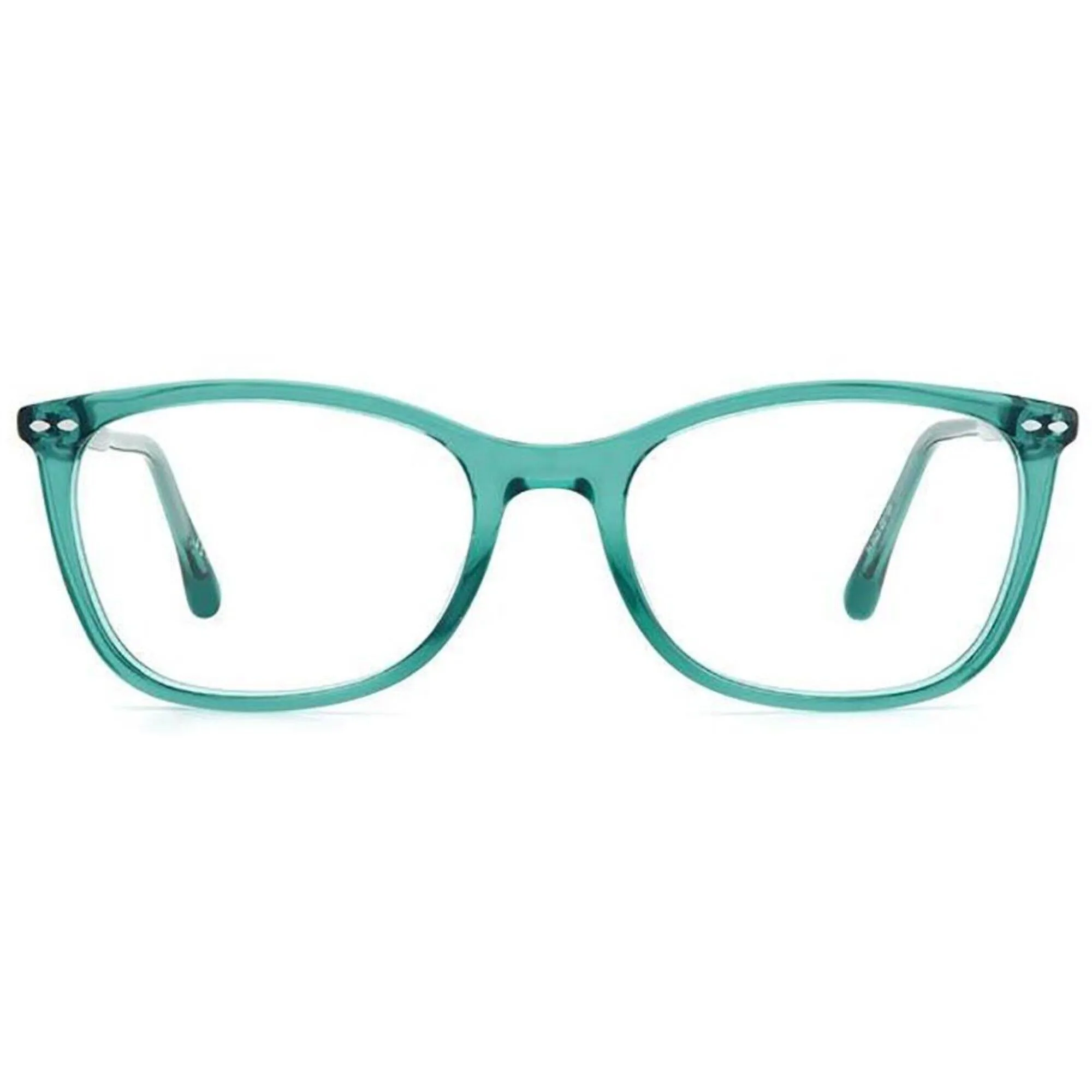 Isabel Marant Women's Eyeglasses - Green Rectangular Frame Demo Lens | IM 0025 ZI9