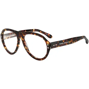 Isabel Marant Women's Eyeglasses - Havana Aviator Shape Frame Demo Lens | IM 0017 086