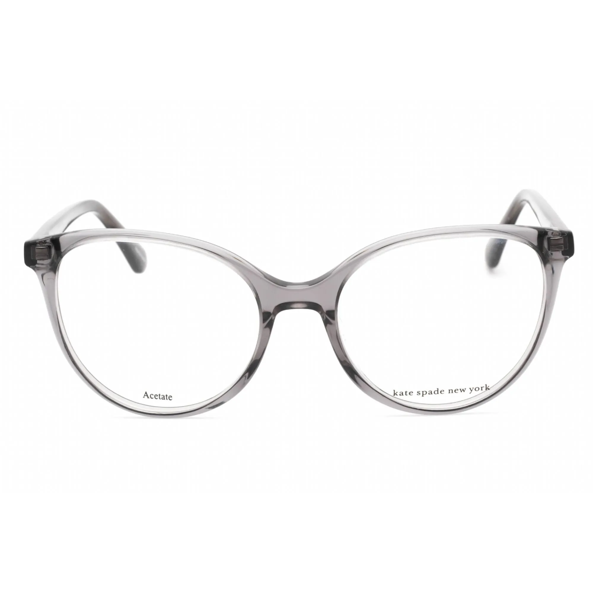 Kate Spade Men's Eyeglasses - Clear Demo Lens Grey Cat Eye Frame | Adelle 0KB7 00