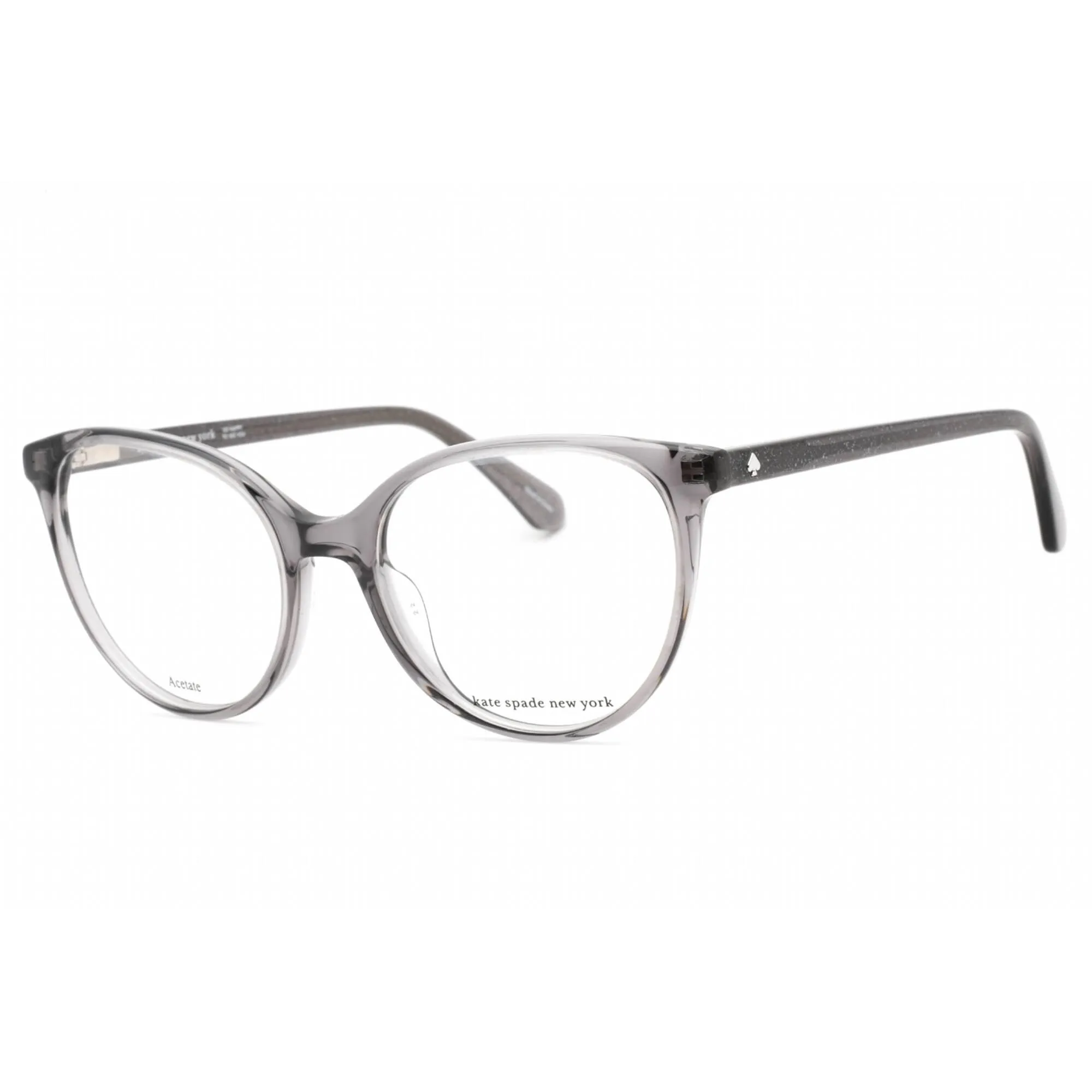 Kate Spade Men's Eyeglasses - Clear Demo Lens Grey Cat Eye Frame | Adelle 0KB7 00