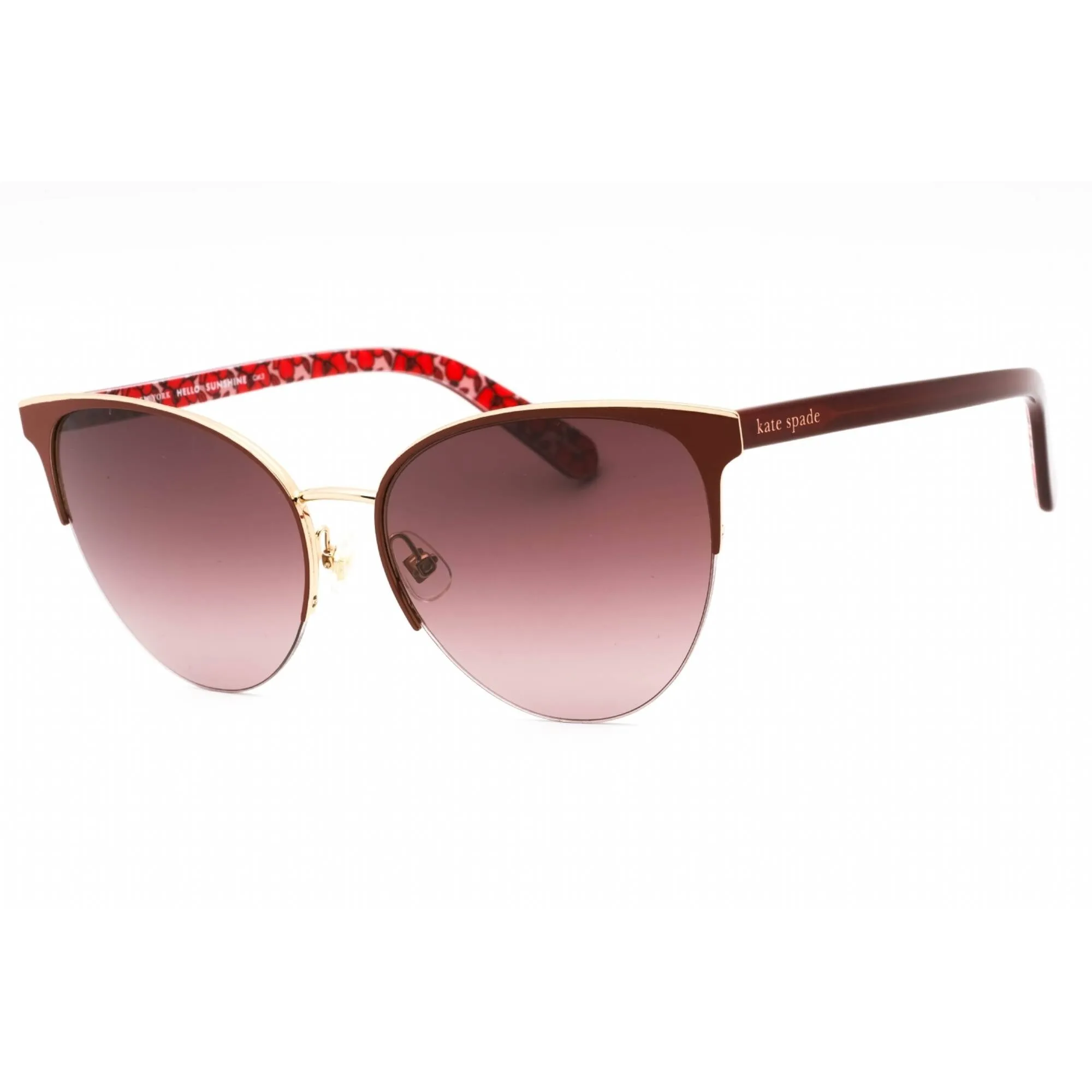 Kate Spade Women's Sunglasses - Red Metal Cat Eye Full Rim Frame | IZARA/G/S 0C9A 3X