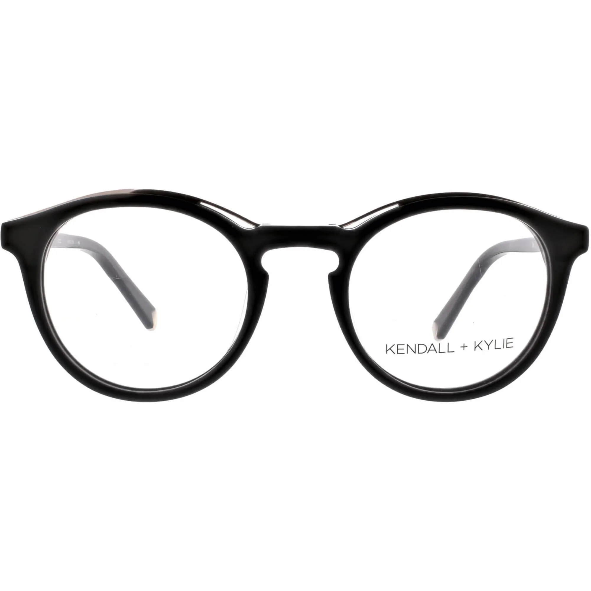 Kendall   Kylie Women's Eyeglasses - Black Acetate Frame Demo Lens | KKO112 NOELLE 1
