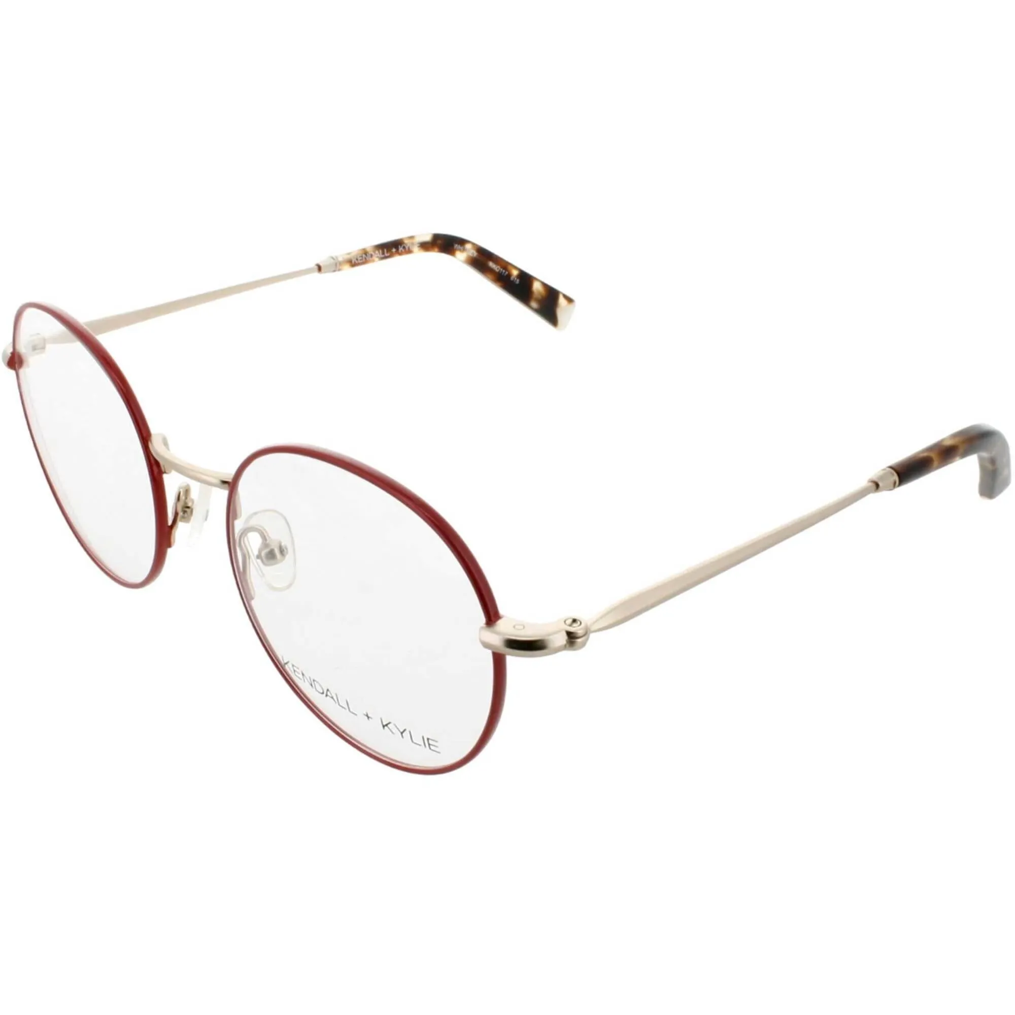 Kendall   Kylie Women's Eyeglasses - Black Metal Frame Demo Lens | KKO117G WHITNEY 615