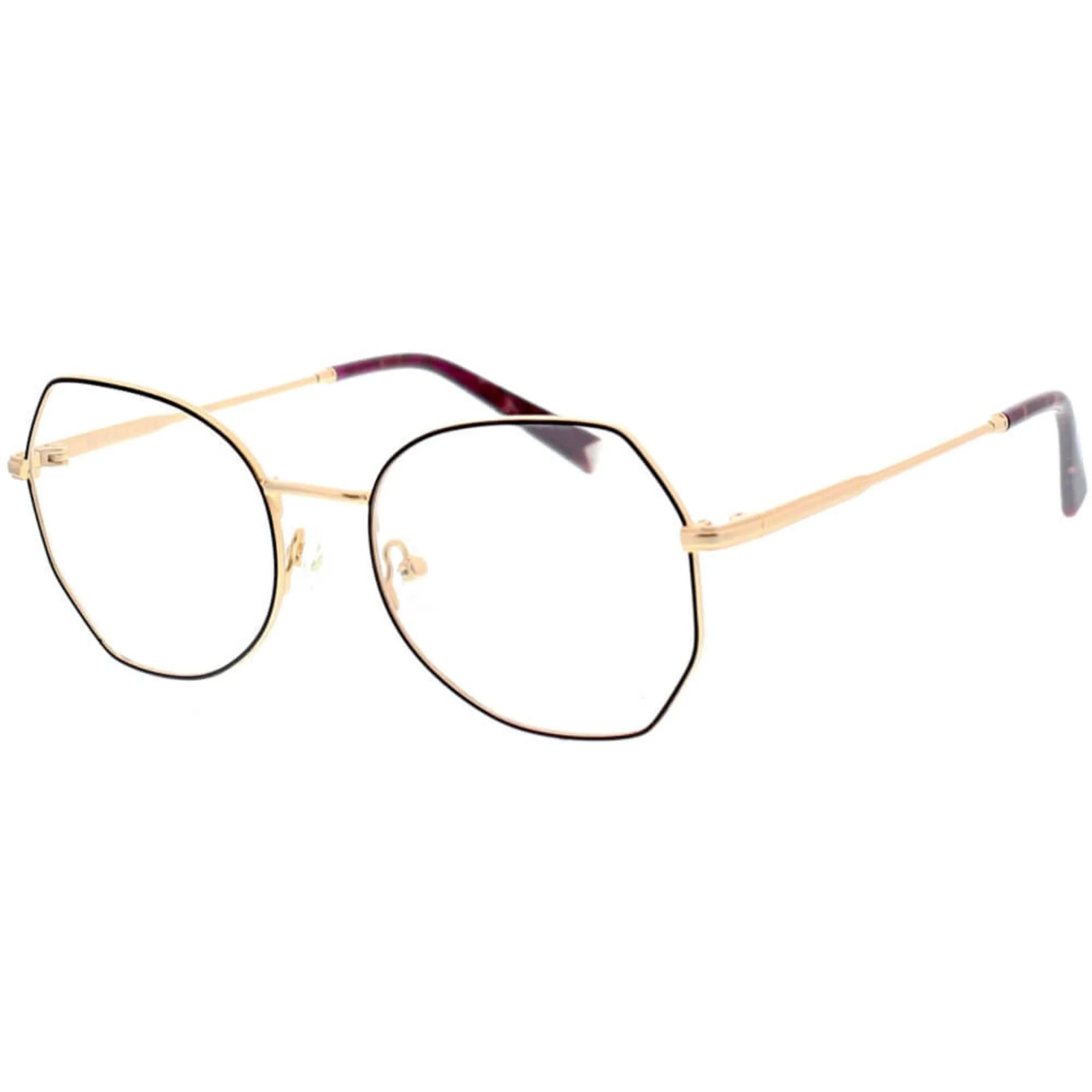 Kendall   Kylie Women's Eyeglasses - Black Metal Frame Demo Lens | KKO145 JOANNA 1