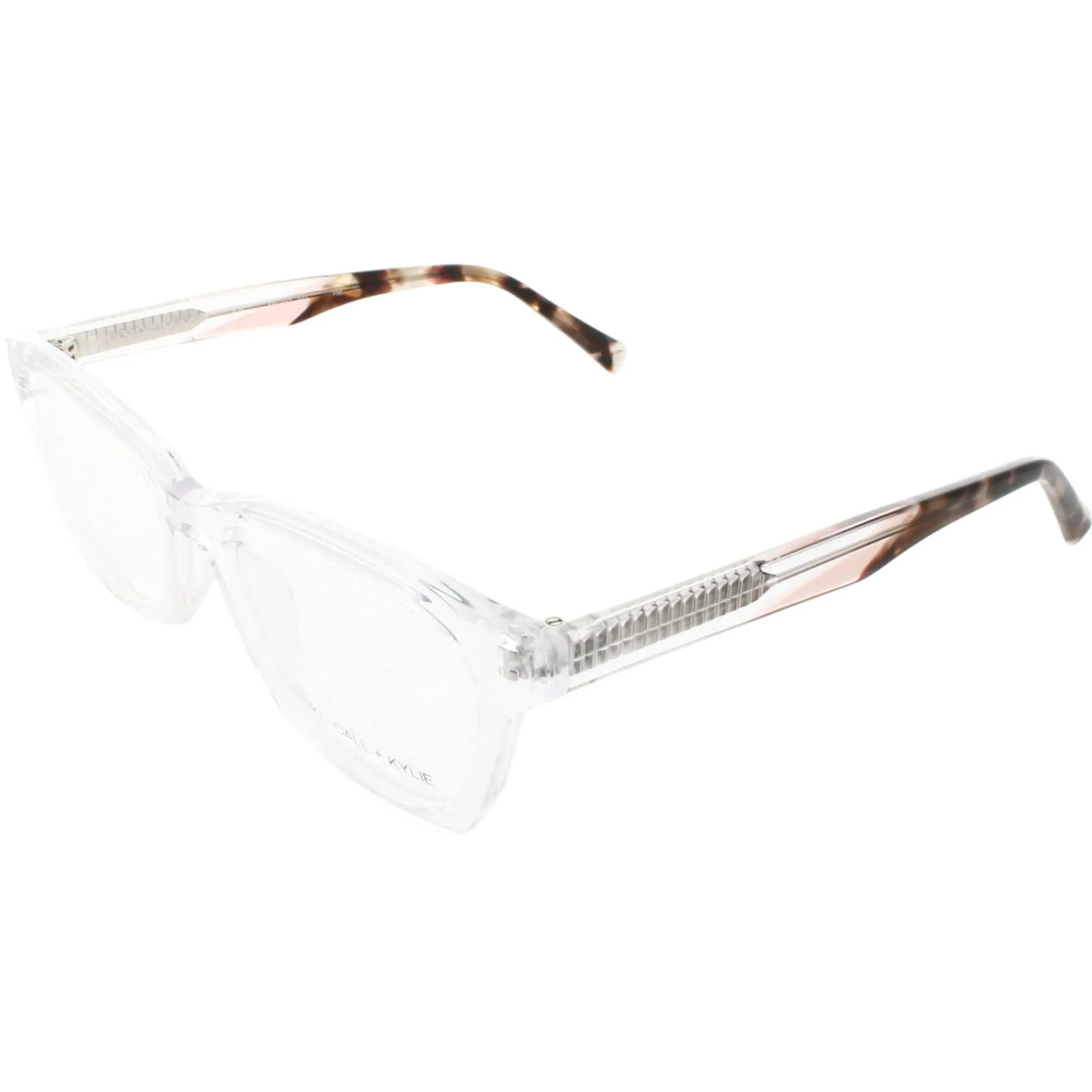 Kendall   Kylie Women's Eyeglasses - Crystal Plastic Frame Demo Lens | KKO192WMCA 971