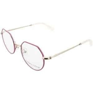 Kendall   Kylie Women's Eyeglasses - Dark Pink Metal Frame Demo Lens | KKO116G IVY 540