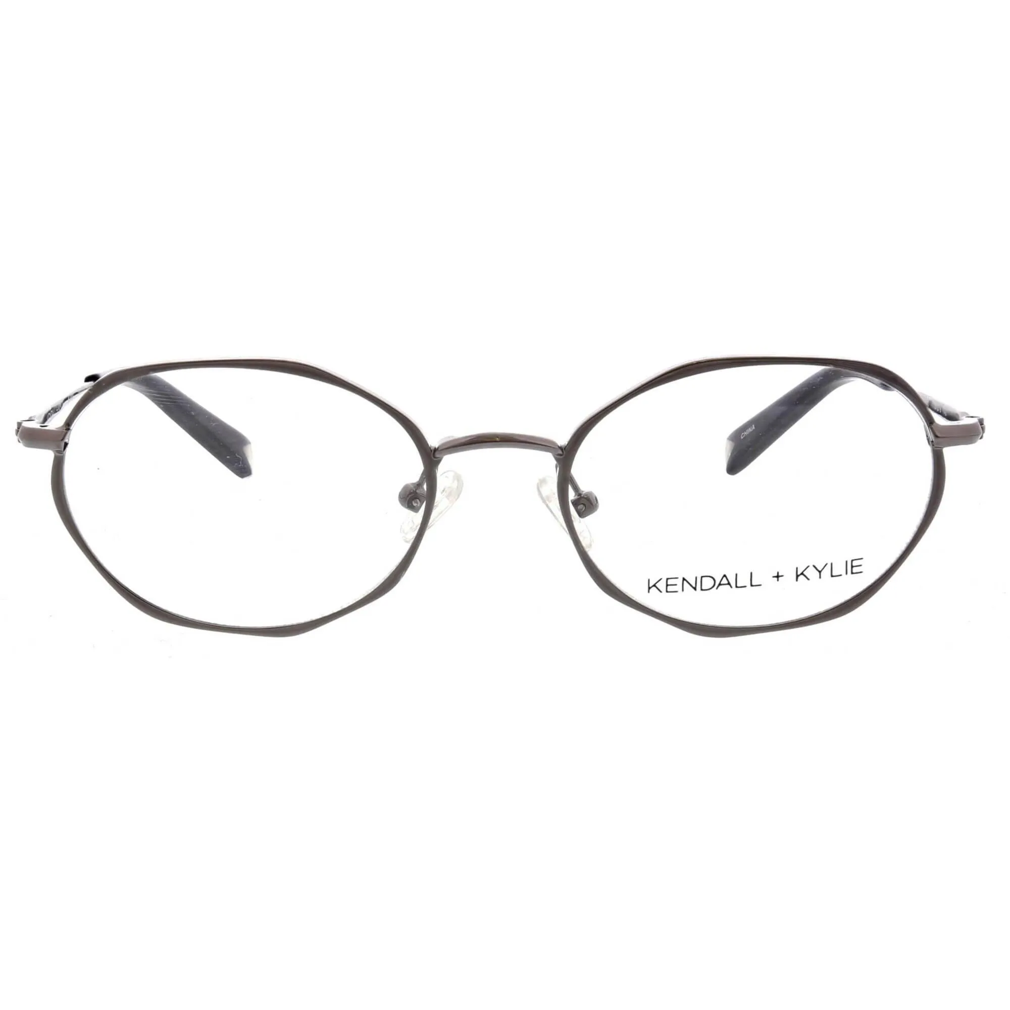 Kendall   Kylie Women's Eyeglasses - Gunmetal Metal Frame Demo Lens | KKO162 ALANA 3