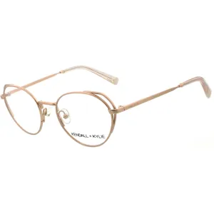 Kendall   Kylie Women's Eyeglasses - Rose Gold Frame Demo Lens | KKO142 HELENA 780
