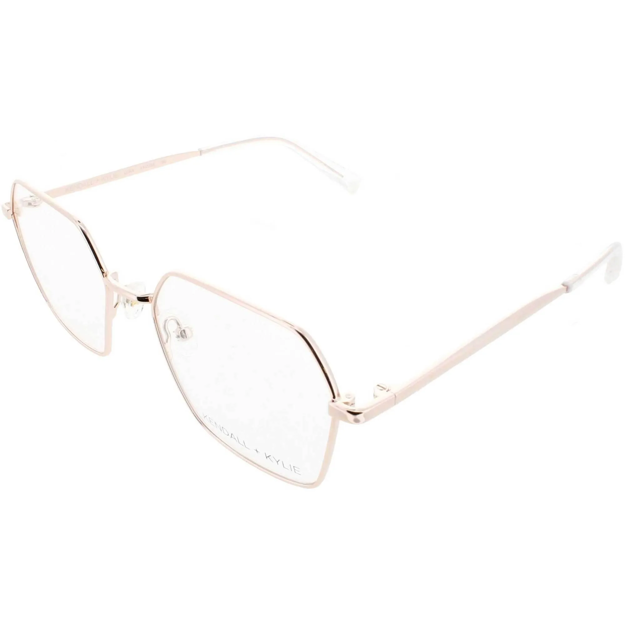 Kendall   Kylie Women's Eyeglasses - Rose Gold Metal Frame Demo Lens | KKO208SK 780