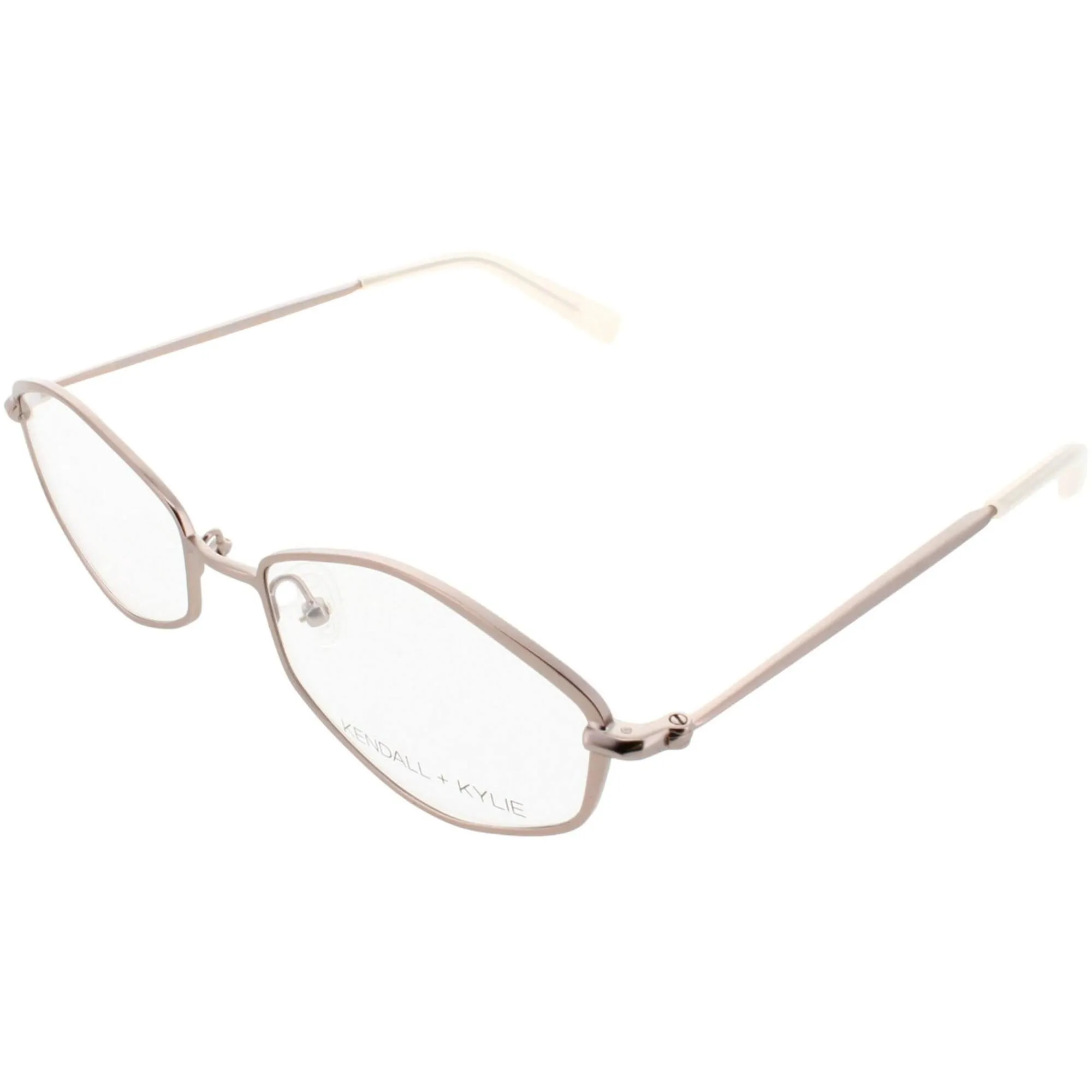 Kendall   Kylie Women's Eyeglasses - Satin Rose Gold Frame Demo Lens | KKO179 780