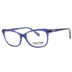 Kenneth Cole Reaction Women's Eyeglasses - Clear Demo Lens Blue Frame | KC0897 092