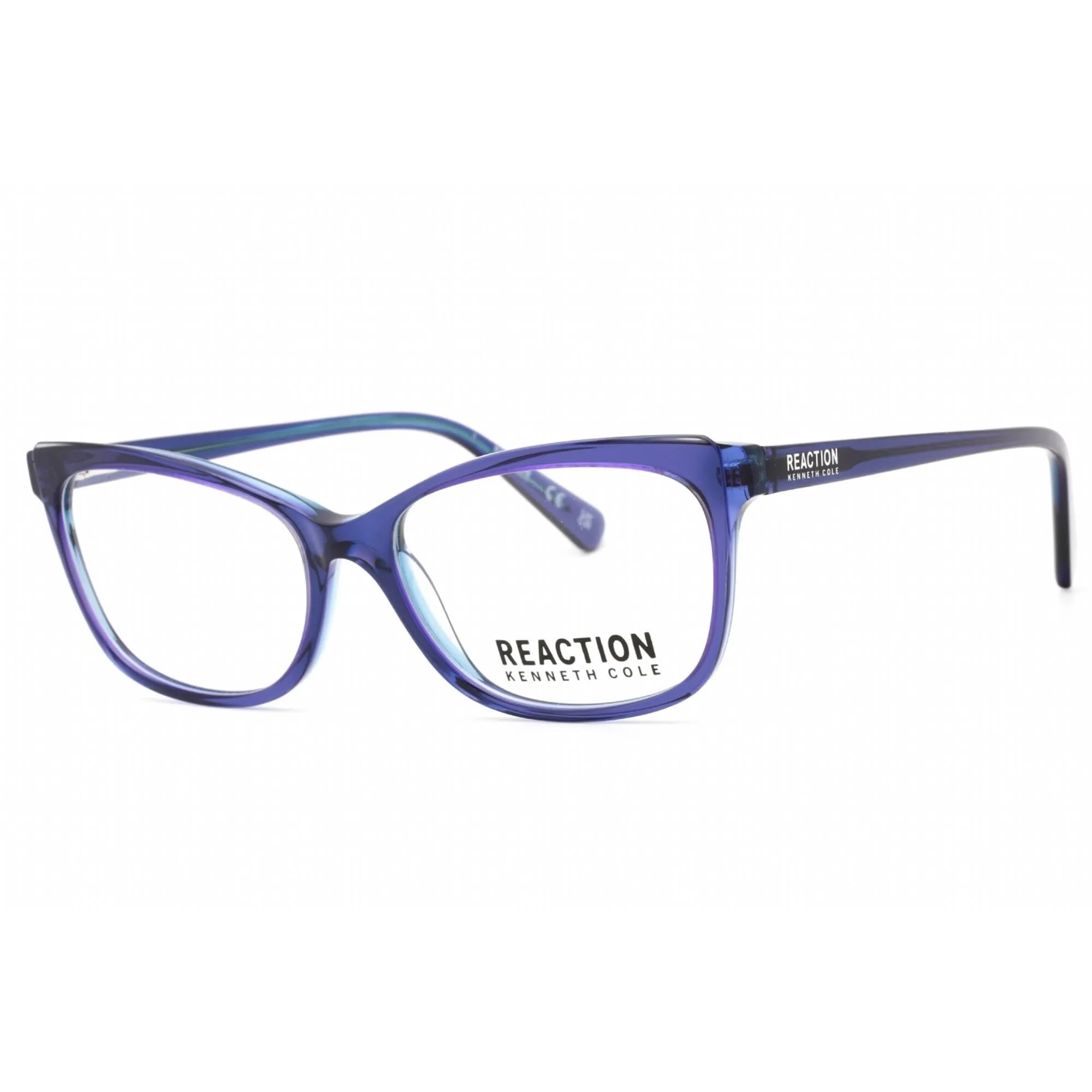 Kenneth Cole Reaction Women's Eyeglasses - Clear Demo Lens Blue Frame | KC0897 092