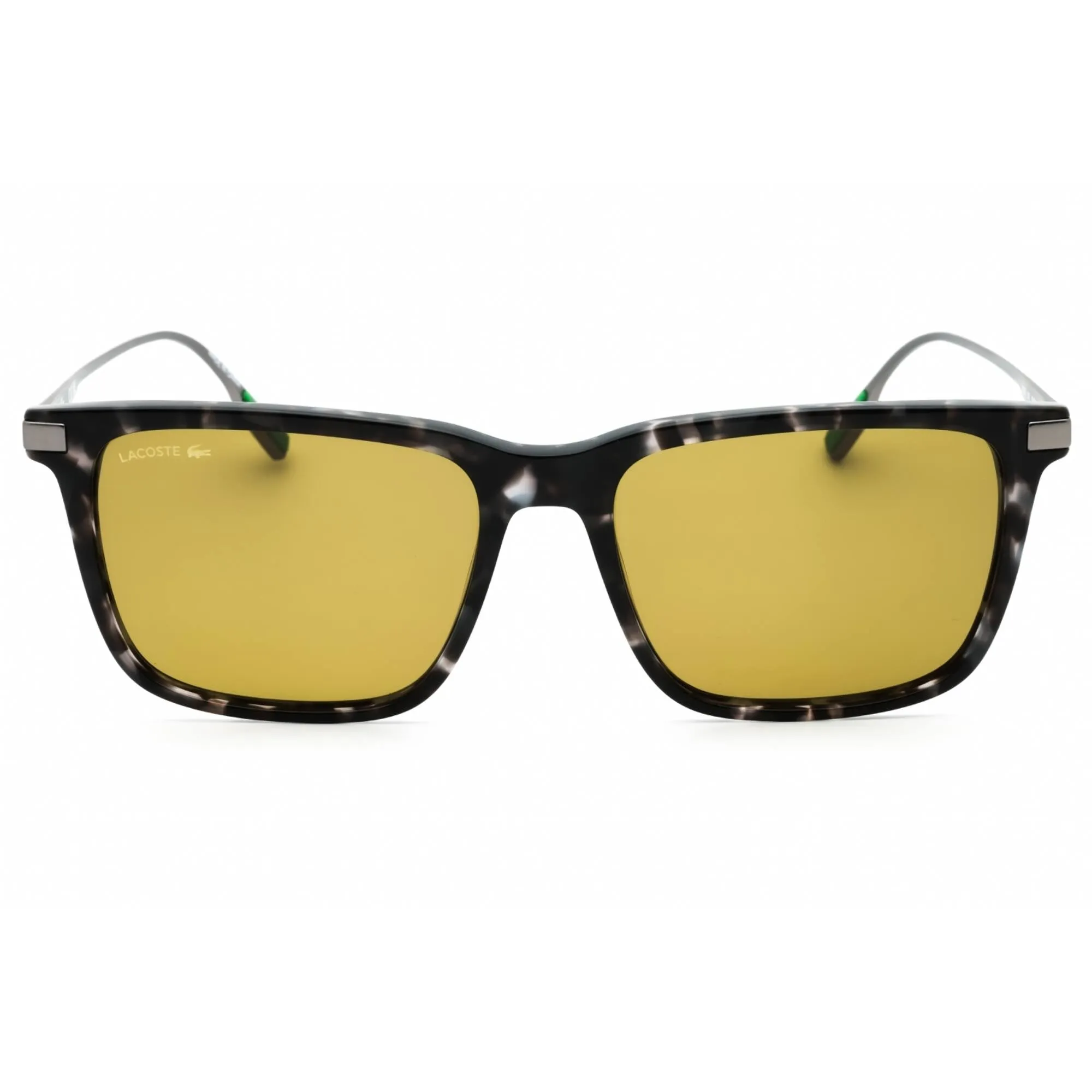 Lacoste Men's Sunglasses - Havana Grey Acetate Square Full Rim Frame | L6017S 240