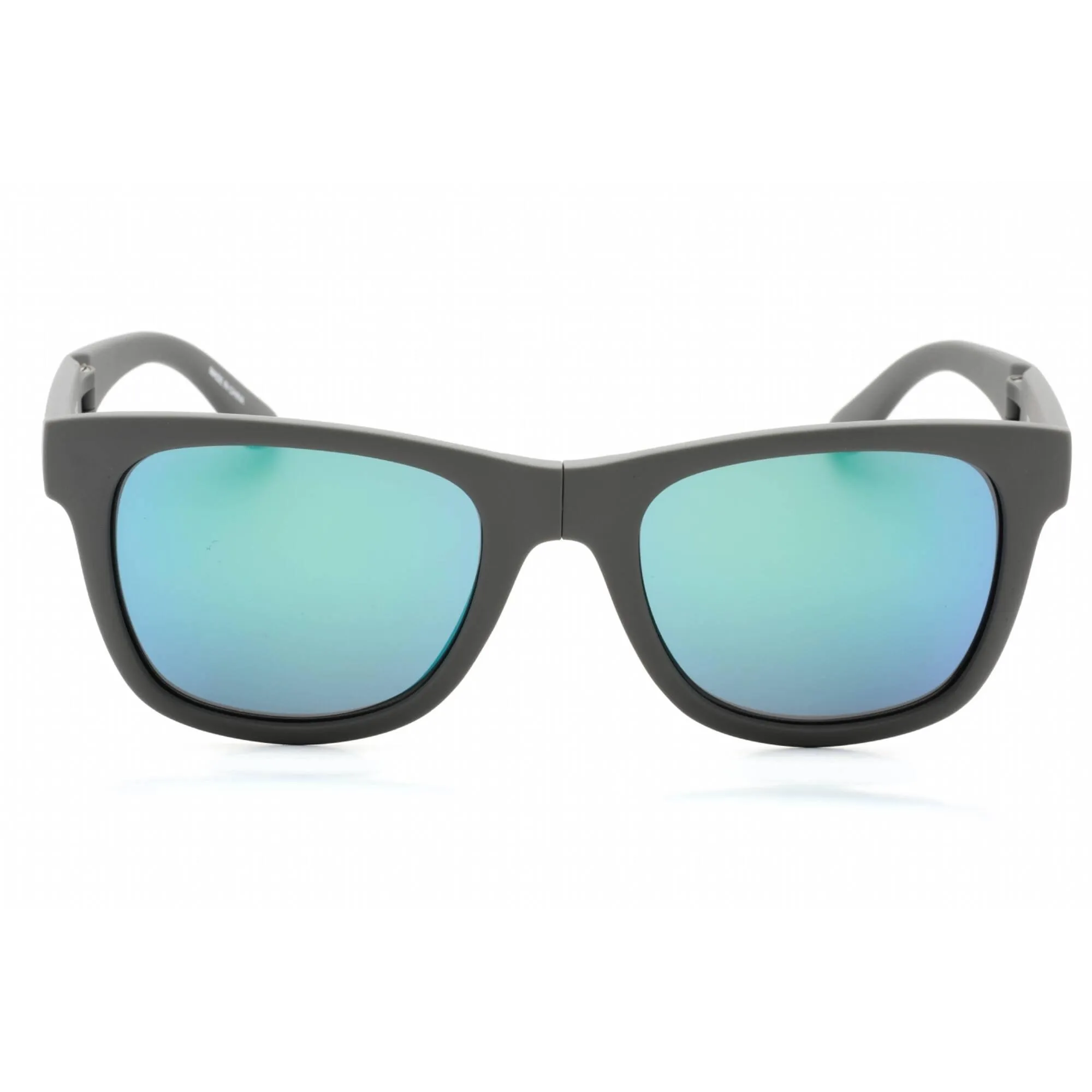 Lacoste Unisex Sunglasses - Blue Lens Matte Grey Rectangular Plastic Frame | L778S 035