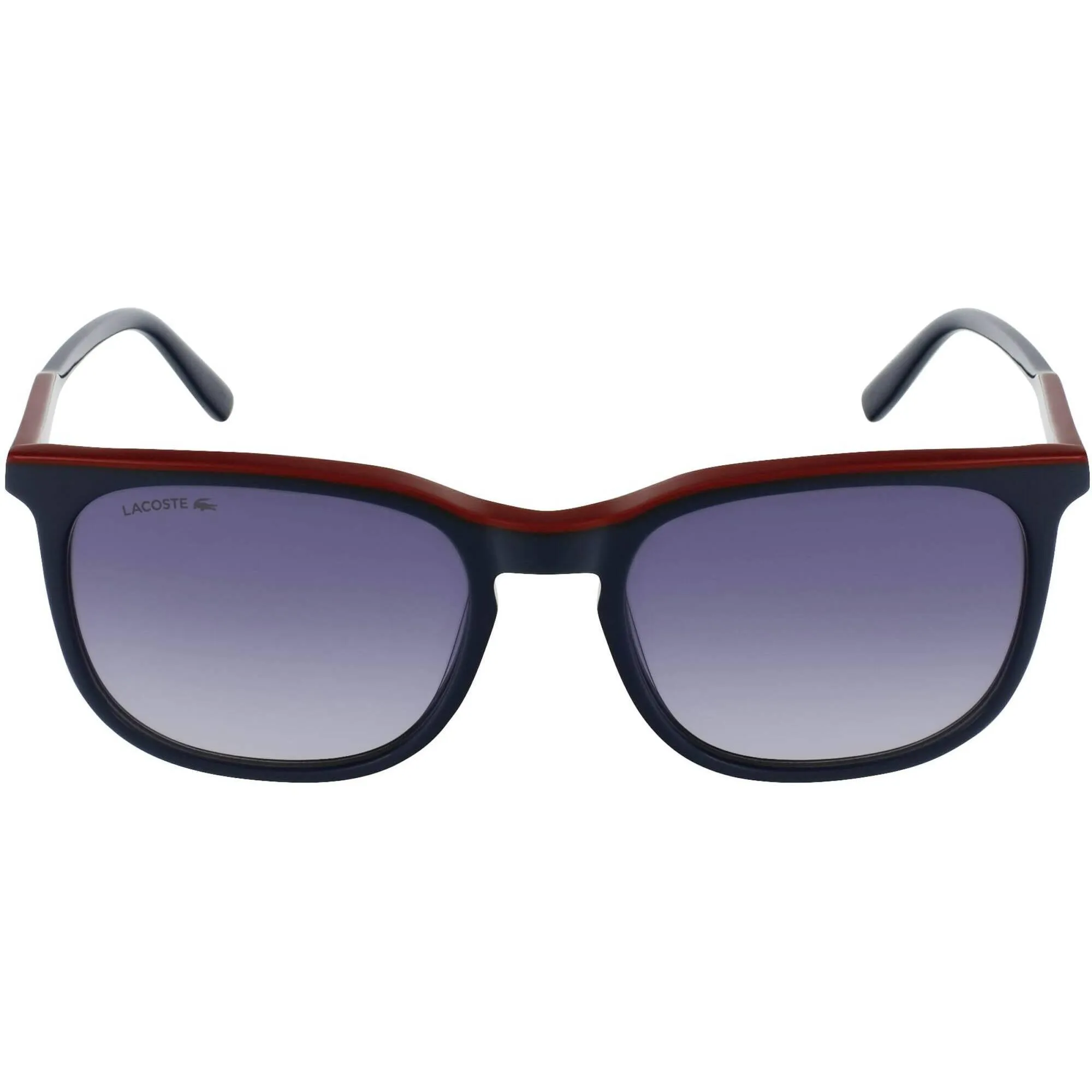 Lacoste Unisex Sunglasses - Blue/Red Acetate Full Rim Rectangular Frame | L925S 424