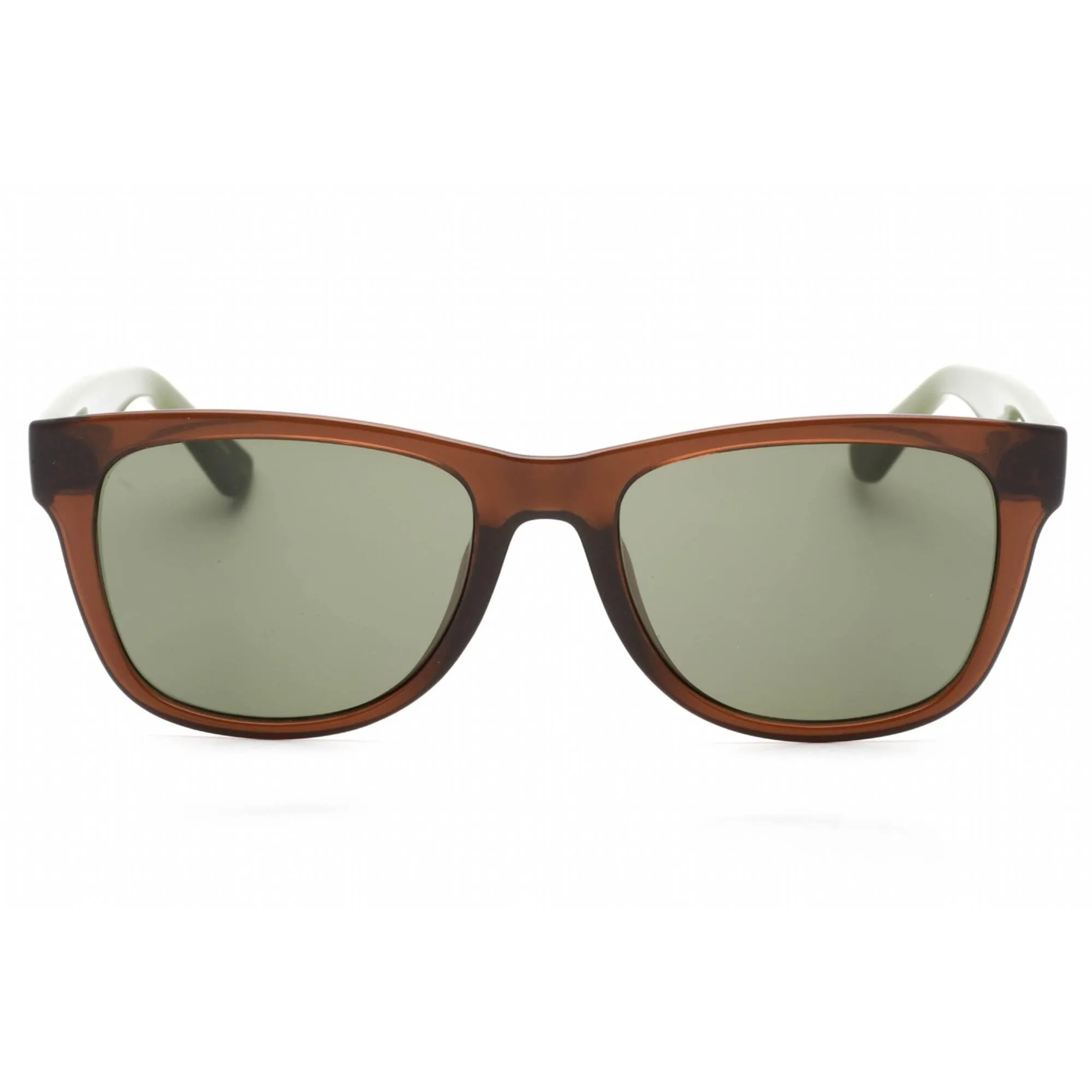 Lacoste Unisex Sunglasses - Green Lens Brown Rectangular Plastic Frame | L734S (210)