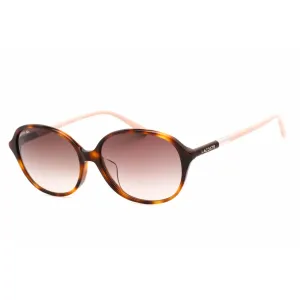 Lacoste Women's Sunglasses - Full Rim Havana Plastic Oval Shape Frame | L854SA 214