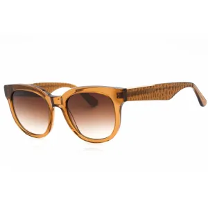 Lacoste Women's Sunglasses - Transparent Caramel Rectangular Plastic Frame | L971S 234