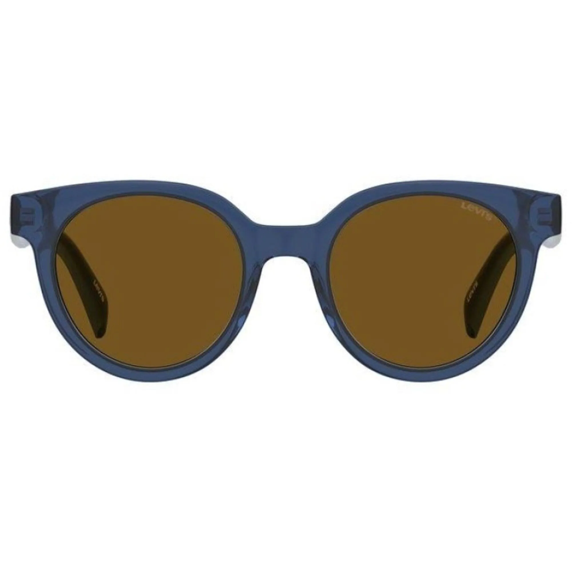 Levi's Unisex Sunglasses - Blue Cat Eye Frame Brown Lens | LEVI LV 1009/S 0PJP/70