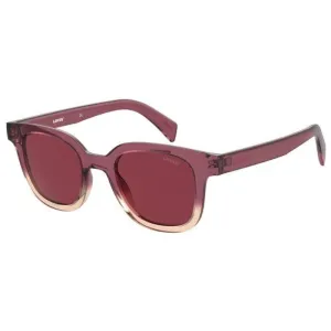 Levi's Unisex Sunglasses - Cherry Plastic Cat Eye Frame | LEVI LV 1010/S 08CQ/4S
