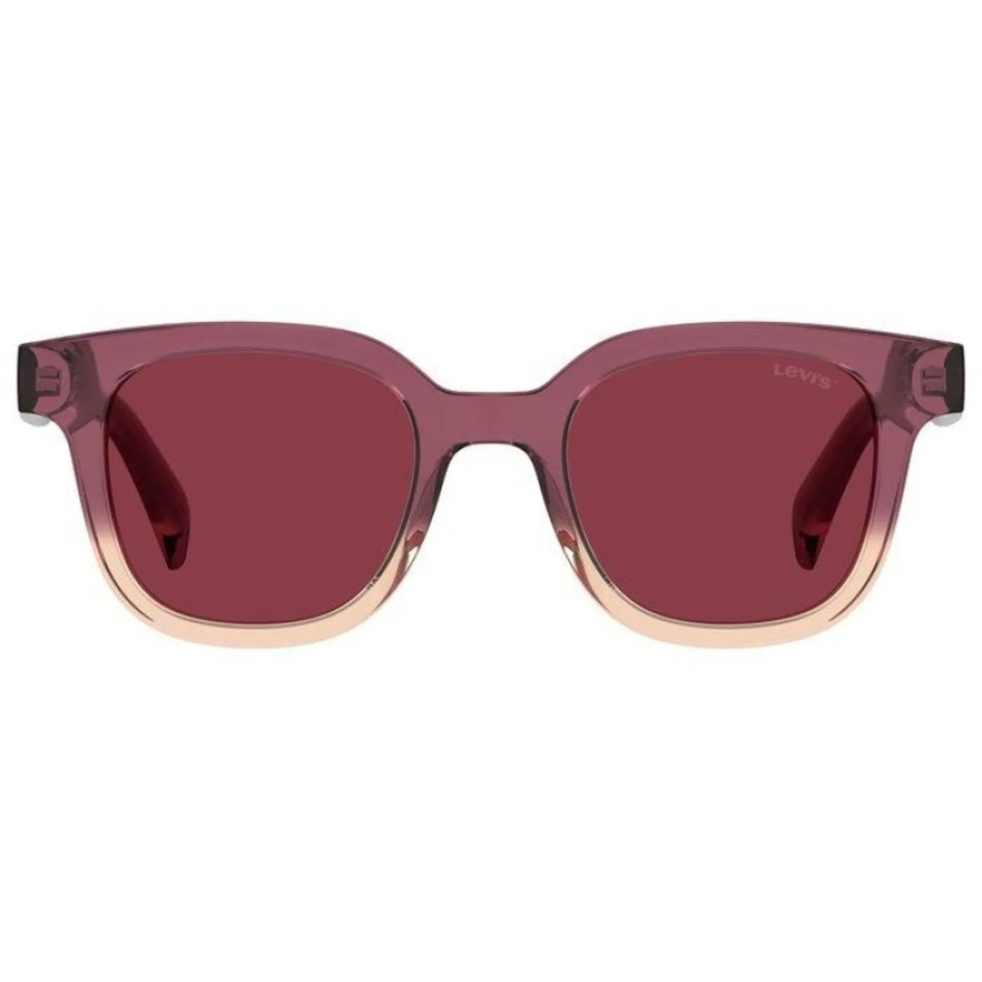 Levi's Unisex Sunglasses - Cherry Plastic Cat Eye Frame | LEVI LV 1010/S 08CQ/4S