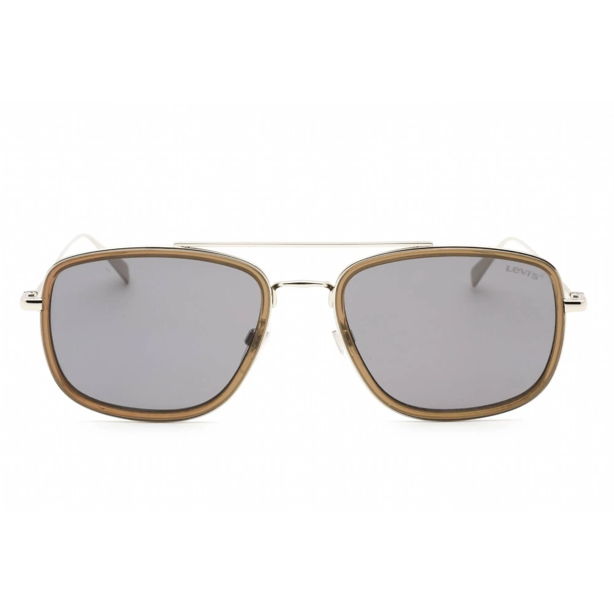 Levi's Unisex Sunglasses - Gray Blue Lens Mud Rectangular Frame | LV 5003/S 079U IR