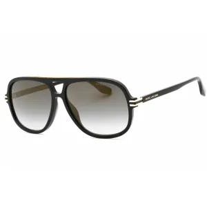 Marc Jacobs Men's Sunglasses - Black Pilot Frame Clear Demo Lens | MARC 468/S 807/FQ