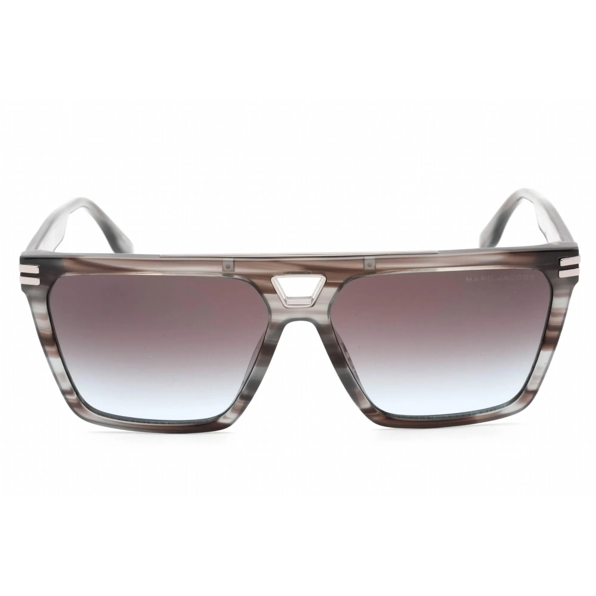 Marc Jacobs Men's Sunglasses Grey Horn Plastic Rectangular Frame | MARC 717/S 02W8 98
