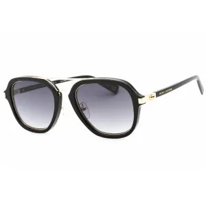 Marc Jacobs Unisex Sunglasses - Black Gold Rectangular Frame | Marc 172/S 02M2 00