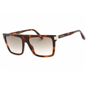 Marc Jacobs Unisex Sunglasses - Brown Lens Havana Plastic Frame | MARC 568/S 005L HA
