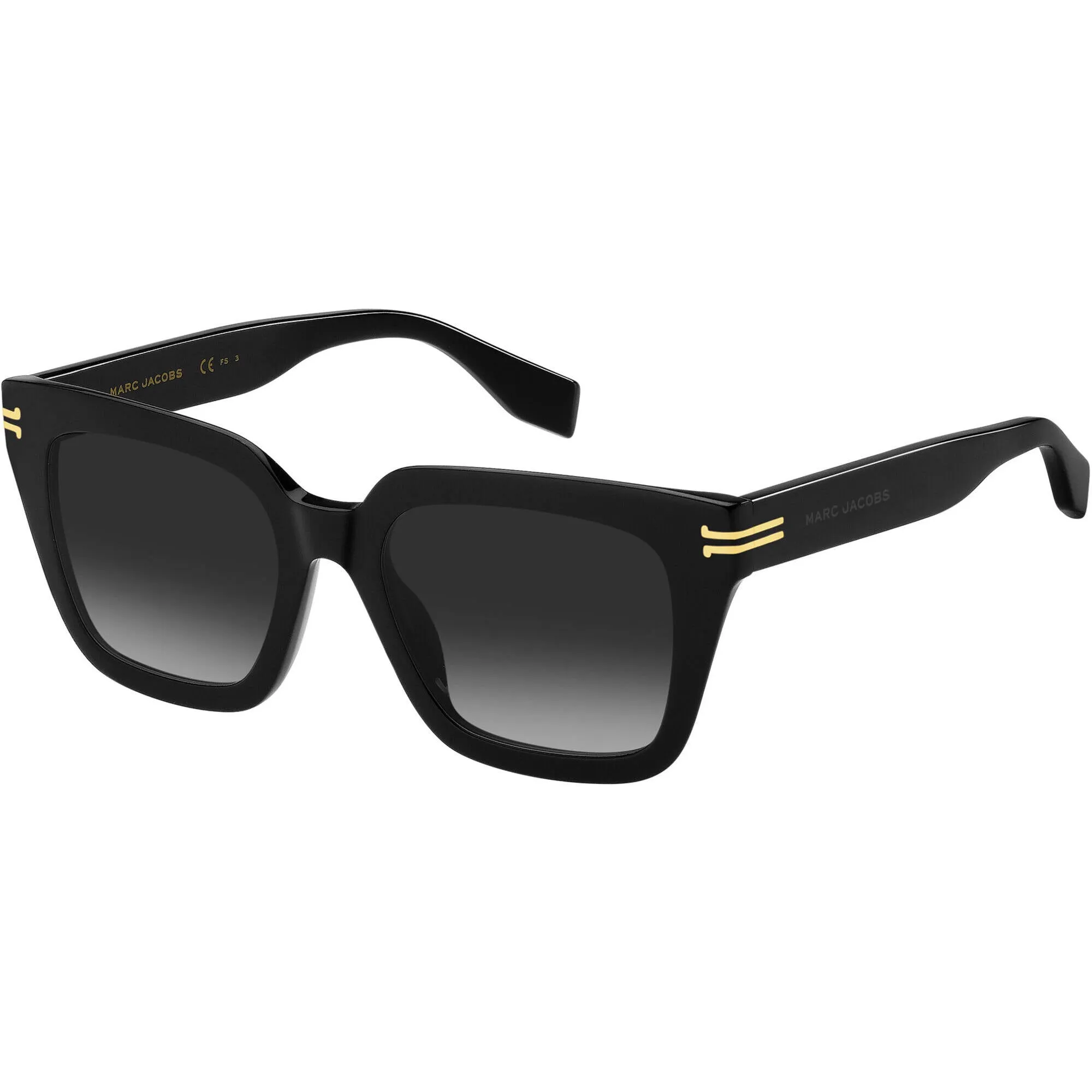 Marc Jacobs Women's Sunglasses - Black Plastic Full Rim Square | MJ 1083/S 0807/9O
