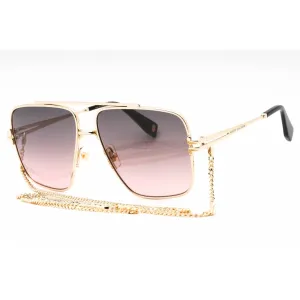 Marc Jacobs Women's Sunglasses - Gold Black Navigator Frame | MJ 1091/N/S 0RHL M2