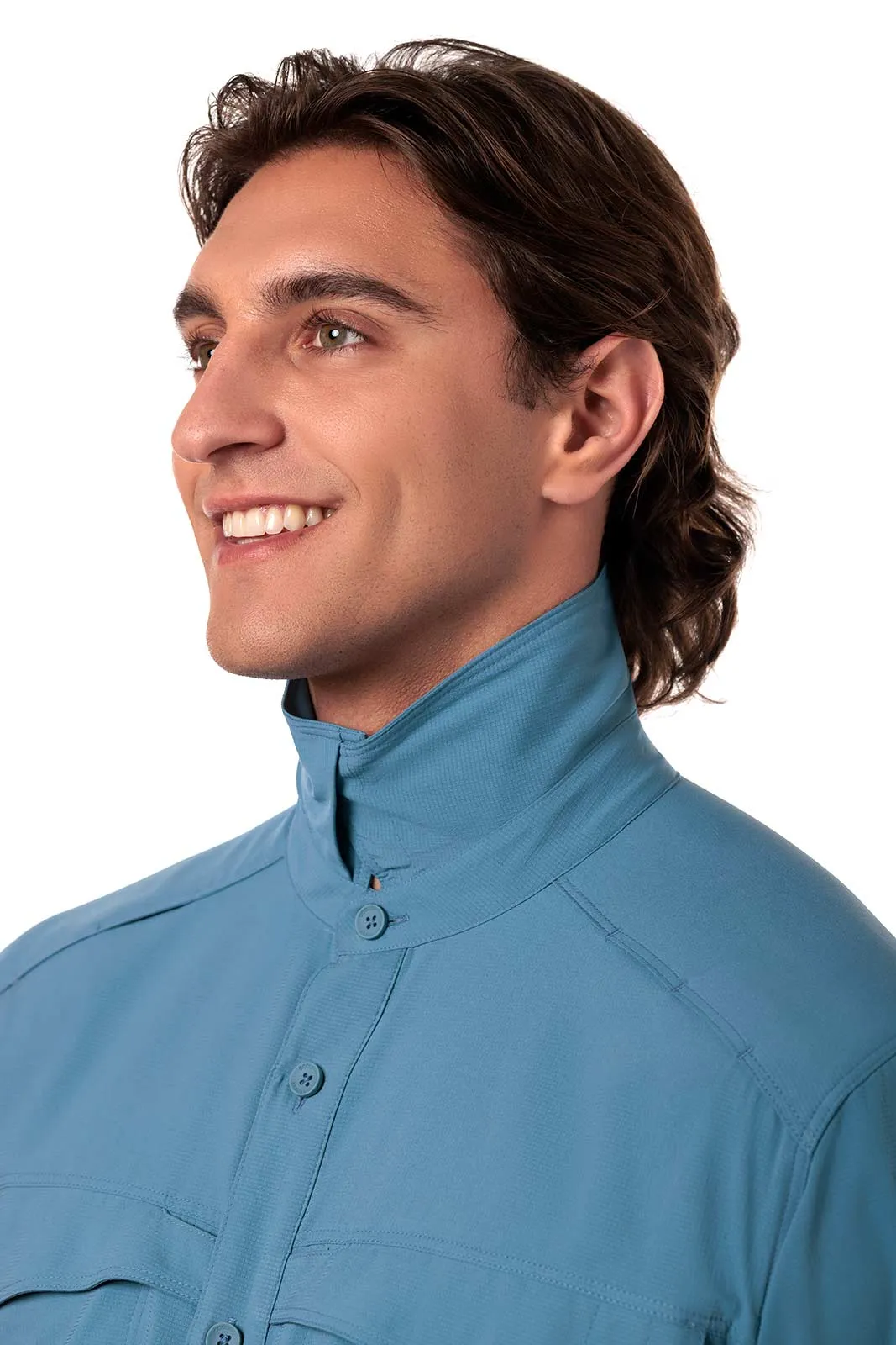 Men's Nassau Fishing Shirt | Blue Dusk