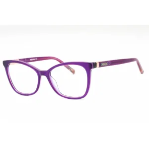 Missoni Women's Eyeglasses - Violet Plastic Cat Eye Full Rim Frame | MIS 0060 0B3V 00