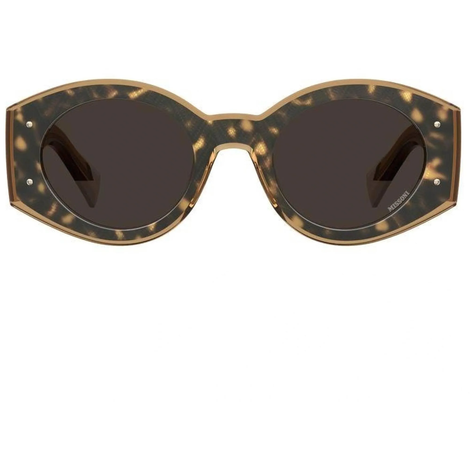 Missoni Women's Sunglasses - Havana Beige Plastic Cat Eye Frame | MIS 0064/S 0XLT