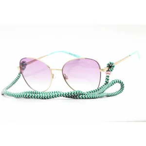 Missoni Women's Sunglasses - Violet Shaded Green Lens Metal Frame | MMI 0038/S S9E WK